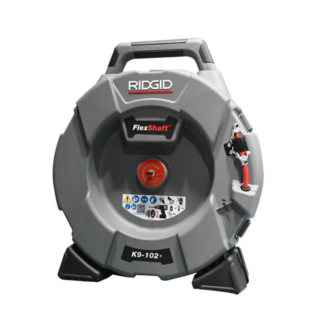 RIDGID K9-102 FlexShaft — 15 метров охвата для бытовых и лёгких коммерческих засоров