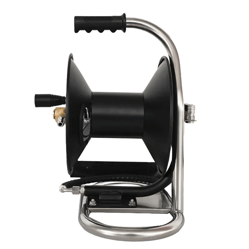 Ручная катушка для шланга AMJET (210 бар, резьба 1/4", нержавеющая сталь) — фото 2