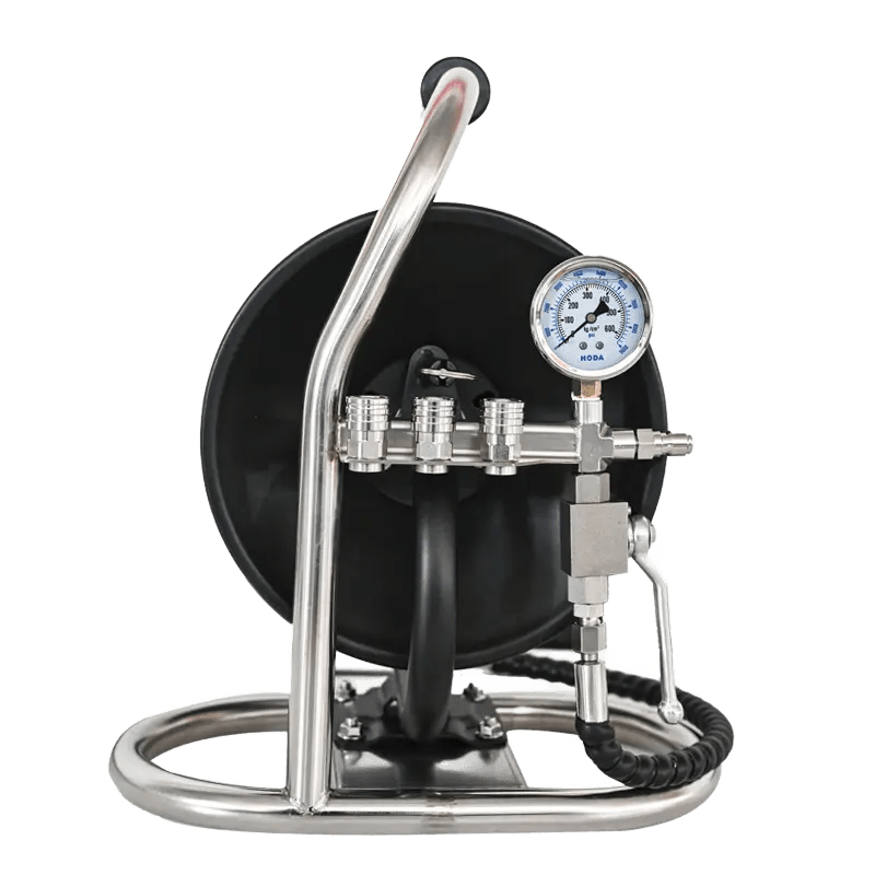 Ручная катушка для шланга AMJET (210 бар, резьба 1/4", нержавеющая сталь) — фото 4